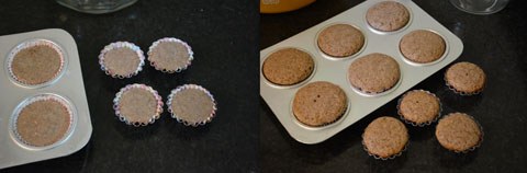 Eggless Multigrain Muffins 