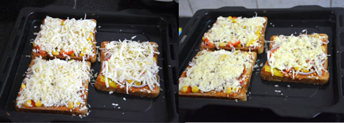 how to make bread pizza 