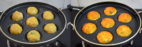 frying in paniyaram pan/appe pan 