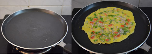 Egg Vegetable Omelette Recipe