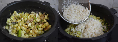 how to make bottle gourd rice 