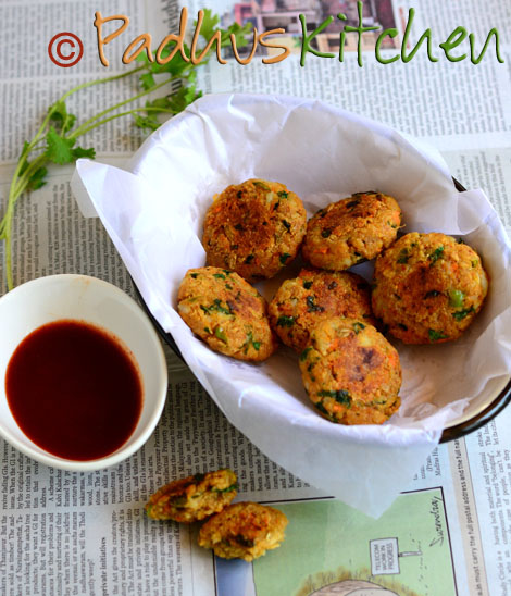 Oats Cutlet Recipe-Easy Snacks with Oats - Padhuskitchen