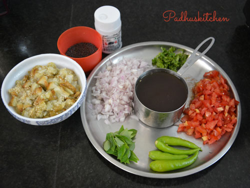 ingredients needed of brinjal gothsu
