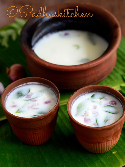Sambaram-Pacha Moru-Moru Vellam-Spiced Buttermilk Kerala style