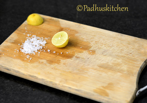 how to disinfect and clean a chopping board