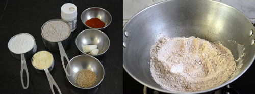 ingredients for ragi murukku 