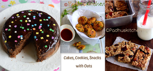 healthy snacks with oats-Oats snacks 