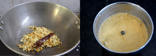 ground masala paste for kootu 