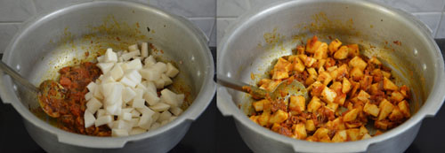 turnip curry for chapati 