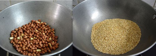 Peanut sesame seeds Ladoo Recipe