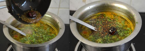 South Indian Mint rasam 