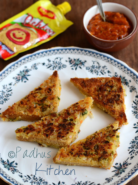 Bread rava toast-Bread semolina toast