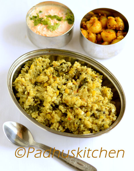 Barley Spinach Khichdi