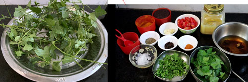 ingredients for thuthuvalai rasam