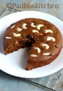 Wheat Jaggery Cake